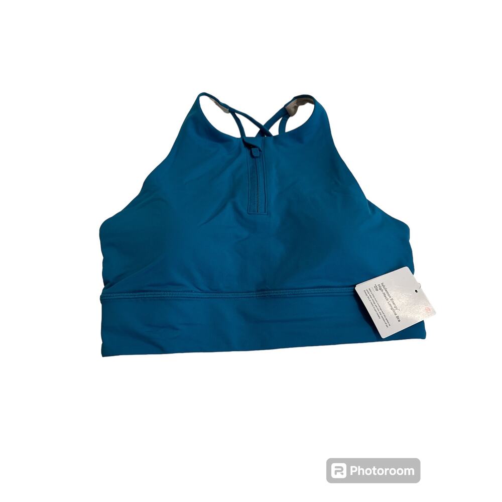NWT, Lululemon, Women, Energy High Neck Bra with Zip, Sz 8, B-D Cups